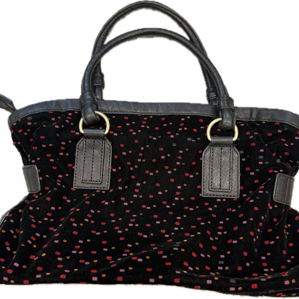 See By Chloe Black and Red Patterned Shoulder Bag